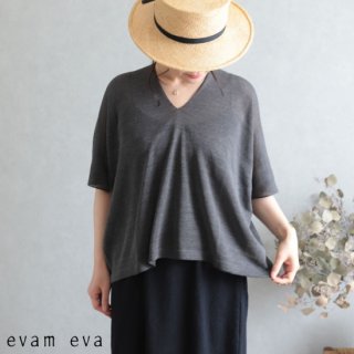 evam eva( )2019ss ɥ饤 륯 ץ륪С  / dry silk pullover E191K162