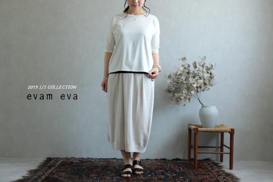 evam eva(エヴァム エヴァ)【2019ss新作】 カットソー プル