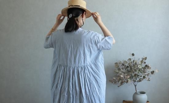 Veritecoeur(ヴェリテクール)【2019ss新作】 切替ギャザーワンピース