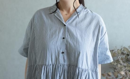 Veritecoeur(ヴェリテクール)【2019ss新作】 切替ギャザーワンピース