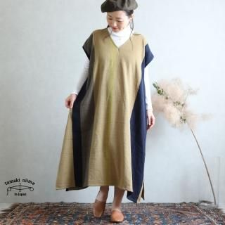 tamaki niime ڿ only one fuwa-T long V wool70% cotton30% FTLW09 / ꡼ եT  Vͥå 