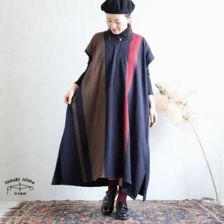 tamaki niime ڿ only one fuwa-T long V wool70% cotton30% FTLW10 / ꡼ եT  Vͥå 