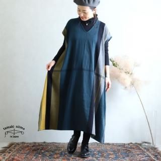 tamaki niime ڿ only one fuwa-T long V wool70% cotton30% FTLW12 / ꡼ եT  Vͥå 