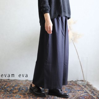 evam eva( )2019aw åȥ󥷥륯㥶ѥ  / cotton silk gather pants sumi V193T906