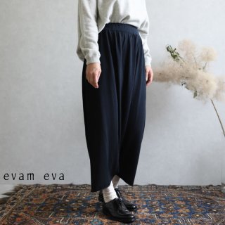 evam eva( )2019aw 䥯 åȥ 륨ѥ  / yak cotton sarrouel pants sumi V193K903