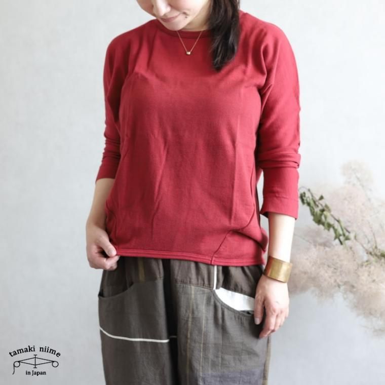 タマキニイメ玉木新雌マルTロングスリーブ tamaki niime(タマキ ニイメ) 玉木新雌 maru t LONG SLEEVES