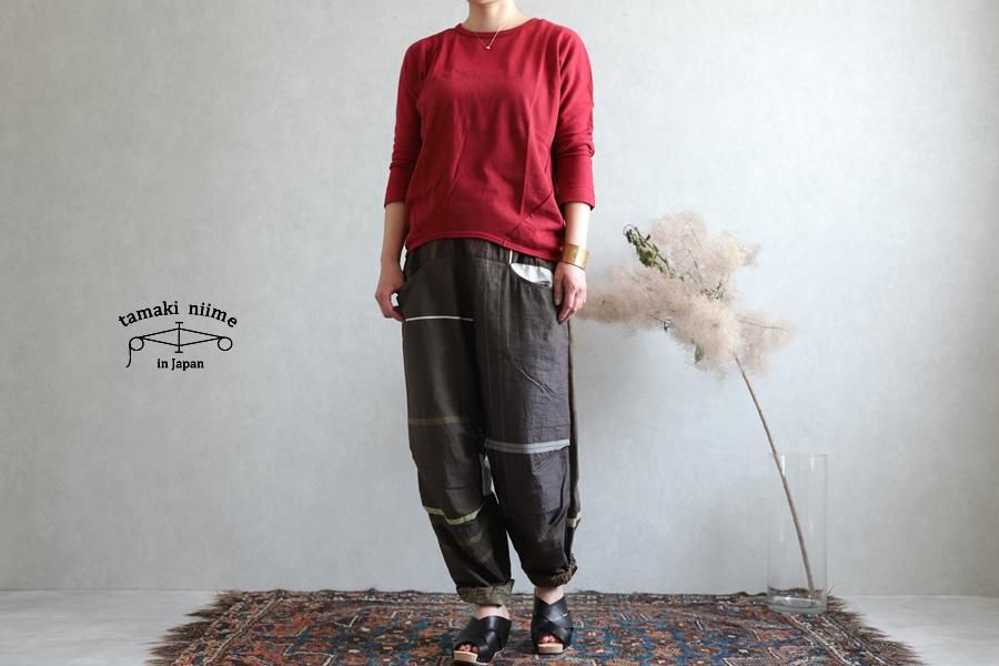 tamaki niime 玉木新雌 タマキニイメ maru T LONG SLEEVES（マル