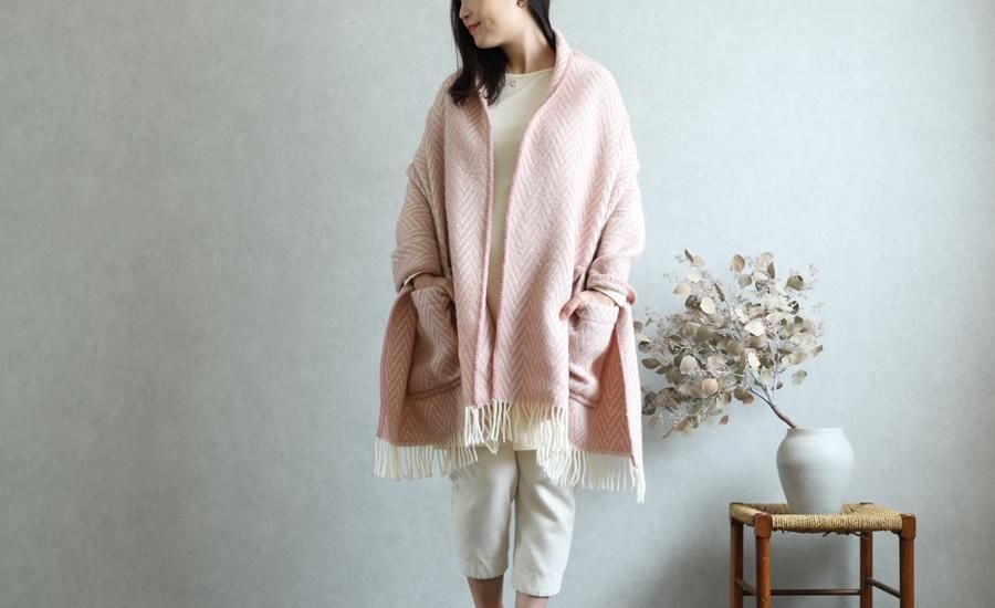 LAPUAN KANKURIT ラプアン・カンクリ ポケット付きショール IIDA LAPUAN KANKURIT ラプアン・カンクリ ポケット付きショール IIDA