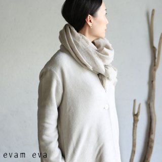 evam eva( )2019awۥͥ󥫥ߥ ʥ륹ȡ  ١ / linen cashmere diagonal stole E193G061