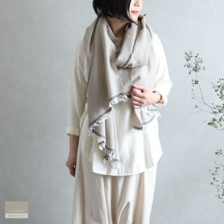 LAPUAN KANKURIT ץ󡦥󥯥2020AWVIIRU merino wool scarf  beige 륹