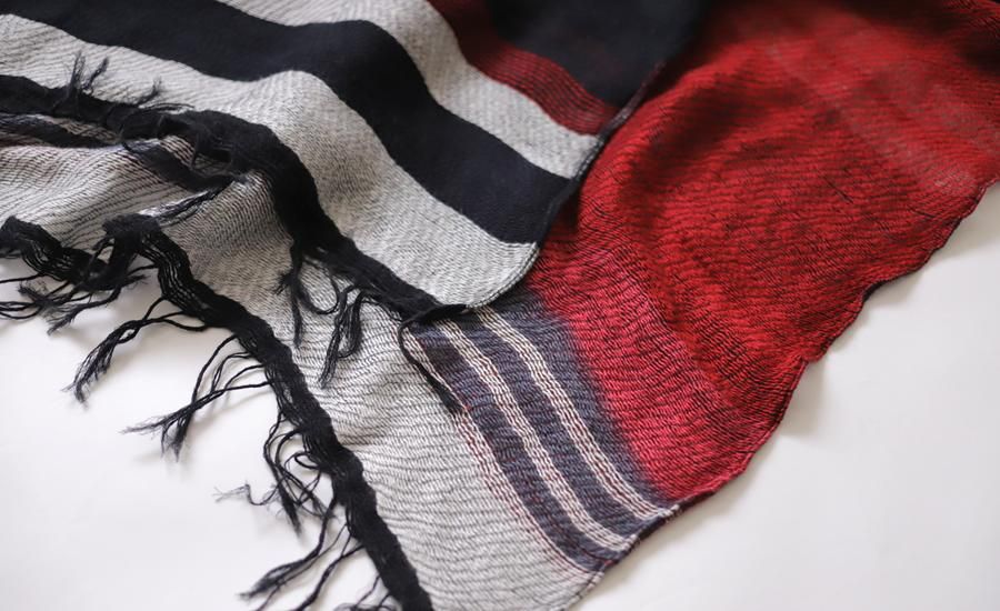 ご購入商品です　玉木新雌 ショール　mocotton shawl MIDDLE tamaki niime 玉木新雌 mocotton shawl MIDDLE 09 cotton100
