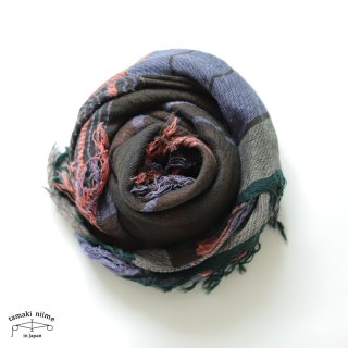 tamaki niime ڿ ޥ˥ mocotton shawl MIDDLE 03 cotton100% / ⥳åȥ󥷥硼 ߥɥ åȥ100
