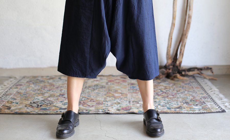 tamaki niime (タマキ ニイメ) 玉木新雌 basic wear tarun pants SHORT 