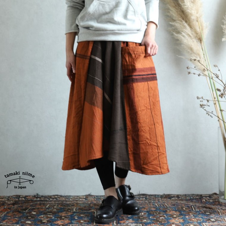 tamaki niime タマキ ニイメ 玉木新雌 only one chotan skirt wool