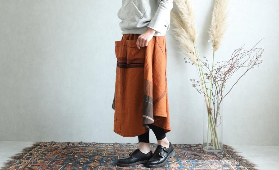 tamaki niime タマキ ニイメ 玉木新雌 only one chotan skirt wool