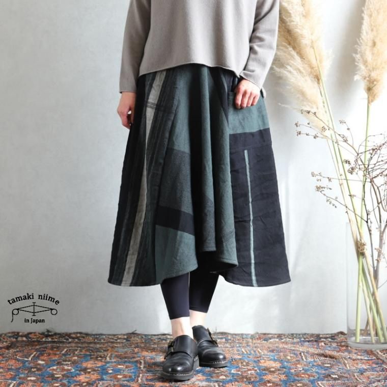 tamaki niime タマキ ニイメ 玉木新雌 only one chotan skirt wool