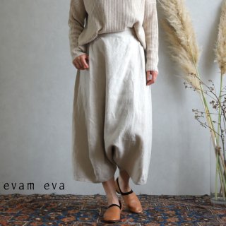evam eva( )2019awۥ饤󥰥ͥ 륨ѥ ƥۥ磻 / sarrouel pants antique white E193T102