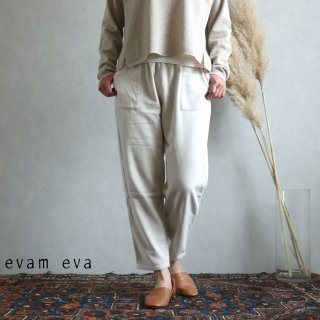 evam eva( ) vie2019awۥեͥ륳åȥ󥤡ѥ   / flannel cotton easy pants ecru V193T929