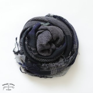 tamaki niime 玉木新雌 roots shawl wool middle RSM_W99/ ルーツショール ウール70％ コットン30％ ミドルサイズ