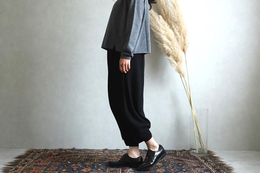 evam eva(エヴァム エヴァ)【2019aw新作】ウールサルエルパンツ