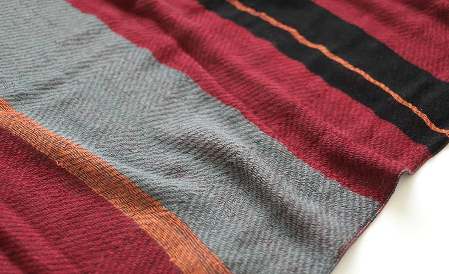 tamaki niime 玉木新雌 roots shawl wool middle RSM_W109