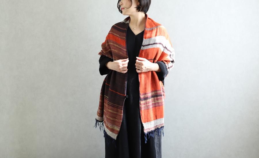 tamaki niime ウールストール tamaki niime】ウールショールS