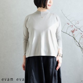 evam eva( )2020ss 饤󥰥䡼ץ륪С / raising yarn pullover light gray(82) E201K014