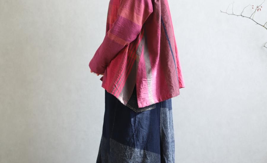 美品 tamaki niime 玉木新雌 タマキニイメ オンリーワン fuwa-T RAG フワT ウールコットン/キャメル系 トップス【2400013197779】 tamaki niime 玉木新雌 only one fuwa-T all cotton 100