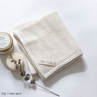 1Τߤ椦ѥåȲġfog linen work(եͥ) إܡ󥳥åȥ󥿥 M / HERRING BONE COTTON TOWEL M LHT374M-N