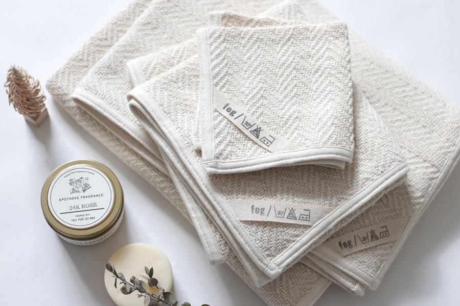 fog linen work(フォグリネンワーク) ヘリンボーンコットン