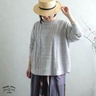 tamaki niime(ޥ ˥) ڿ only one PO knit Ƥ teku_01 ݥ˥å åȥ100%
