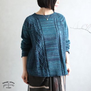 tamaki niime(ޥ ˥) ڿ only one PO knit Ƥ teku_09 ݥ˥å åȥ100%