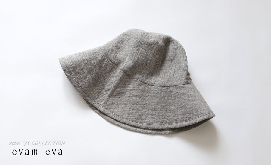 evam eva(エヴァム エヴァ)【2020ss新作】 リネンハット / linen hat 