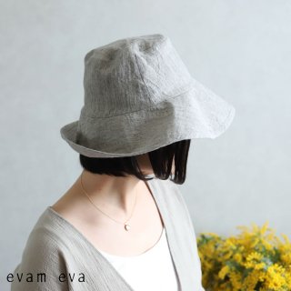 evam eva( )2020ss ͥϥå / linen hat light beige(10)  E201Z096