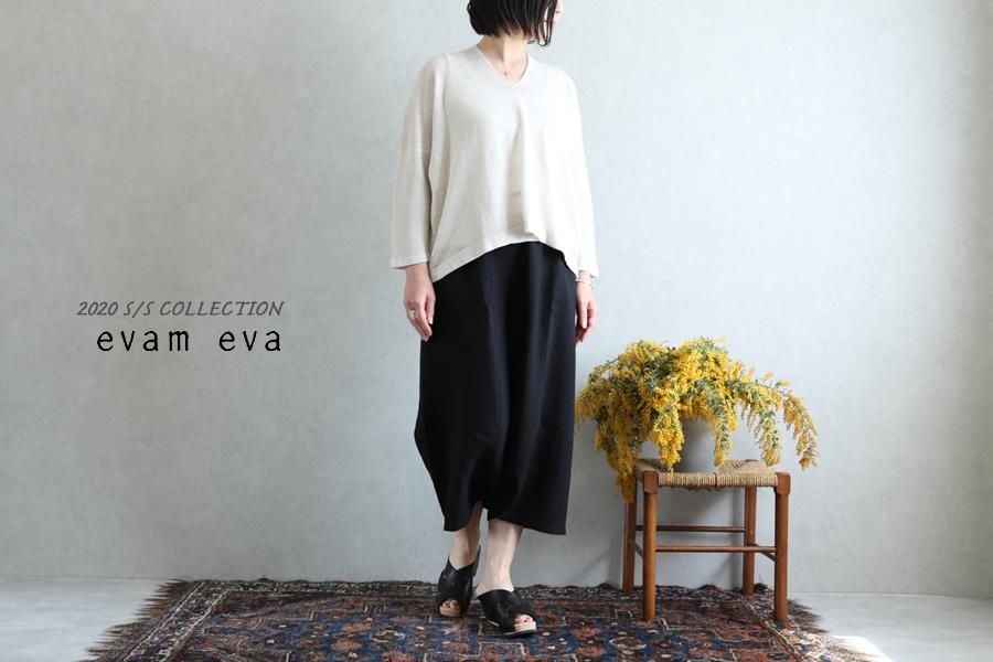 evam eva(エヴァム エヴァ)【2020ss新作】 リネンキュプラプル