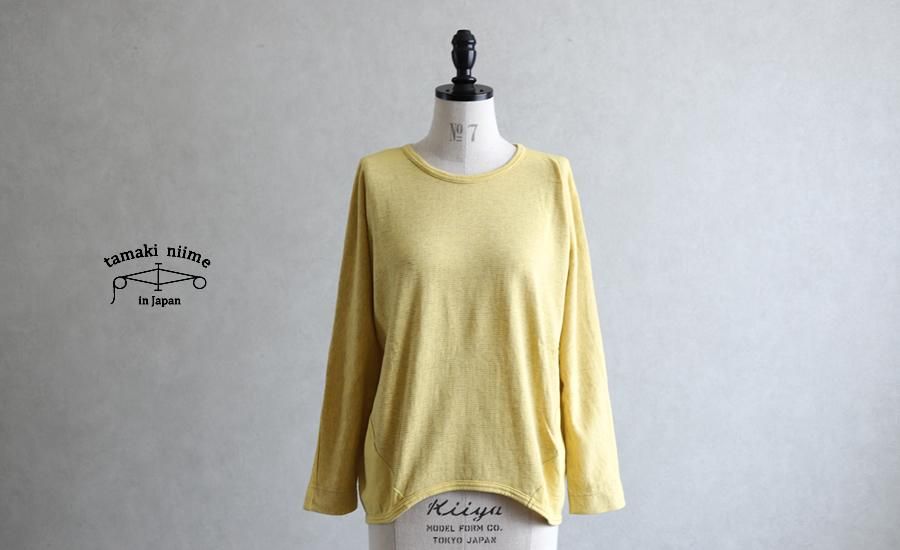 tamaki niime 玉木新雌 タマキニイメ maru T LONG SLEEVES（マル
