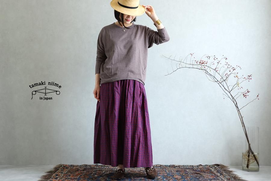 tamaki niime(タマキ ニイメ) 玉木新雌 maru t LONG SLEEVES