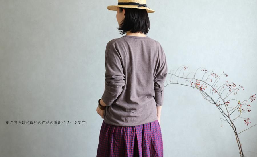 タマキニイメ玉木新雌マルTロングスリーブ tamaki niime(タマキ ニイメ) 玉木新雌 maru t LONG SLEEVES