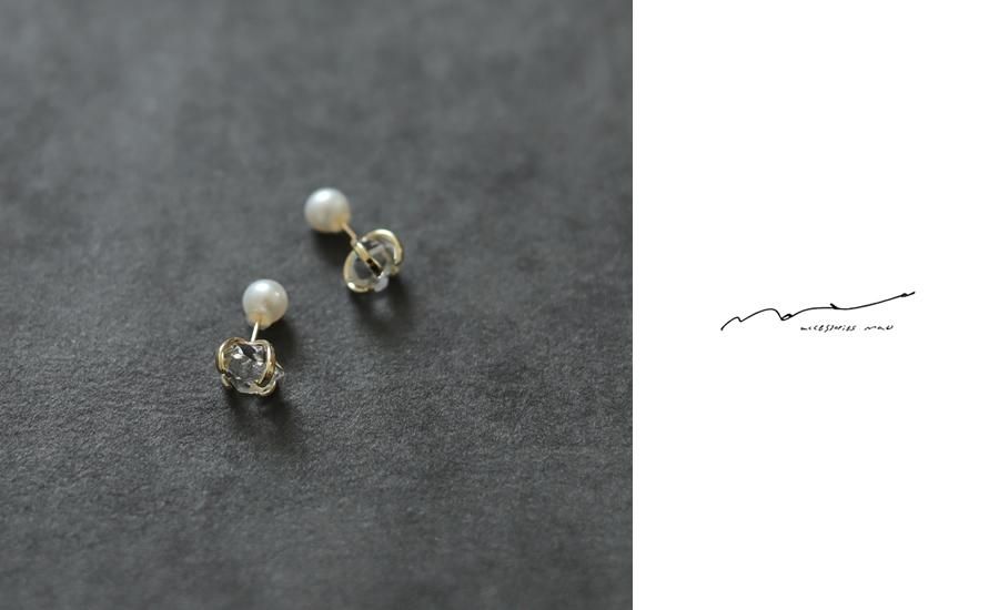 Accessories Mau ハーキマーダイヤピアス 2105-0260 | Accessories Mau ...