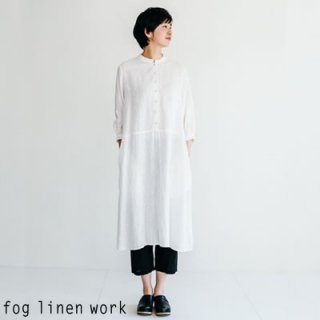 fog linen work(եͥ) 2020ssۥʡԡۥ磻 / AINA DRESS WHITE ȥ˥ ͥ LWA205-19