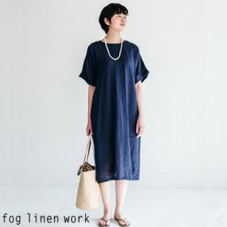 fog linen work(եͥ) 2020ssۥեꥷԡ֥롼ǥ塼 / FELICIA DRESS BLUE DUR LWA231-2681