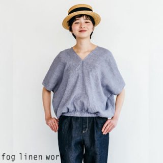 fog linen work(եͥ) 2020ssۥ֥ ȥå ȥ / ABRIL TOP KATERYN ȥ˥ ͥ LWA200-NVCHE