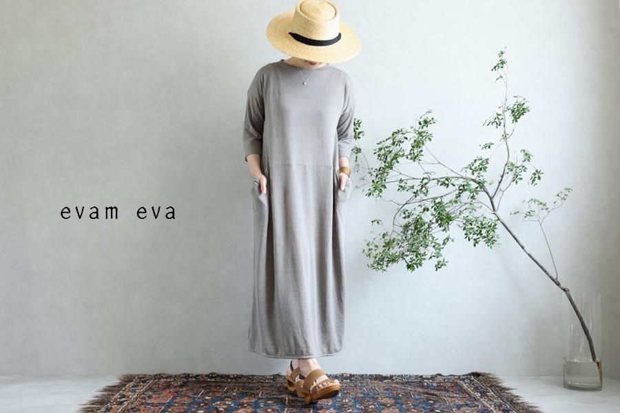 Evam Eva エヴァム エヴァ ハイゲージリネン ワンピース High Gauge Linen One Piece Sage 52 E1k173 Lizm Evam Eva エヴァム エヴァ ハイゲージリネン ワンピース High Gauge Linen One Piece Sage 52 E1k173 Lizm