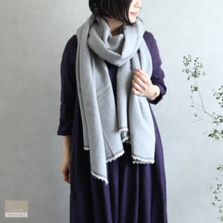 LAPUAN KANKURIT ラプアン・カンクリ VIIRU merino wool scarf  grey ヴィールスカーフ