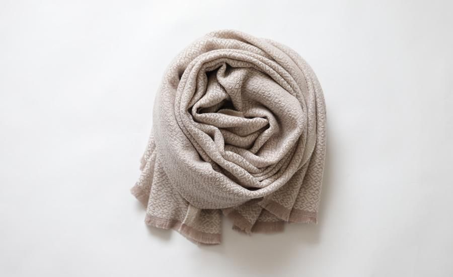【極美品】LAPUAN KANKURIT KOLI ベージュ LAPUAN KANKURIT ラプアン・カンクリ KOLI merino wool scarf beige