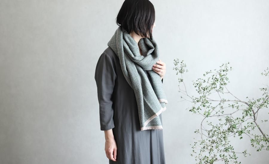 LAPUAN KANKURIT ラプアン・カンクリ KOLI merino wool scarf beige