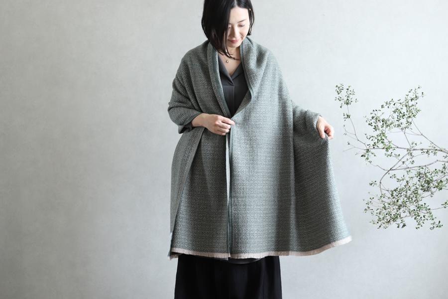 LAPUAN KANKURIT ラプアン・カンクリ KOLI merino wool scarf beige