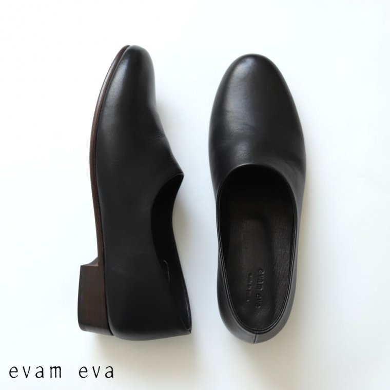 evam eva(エヴァム エヴァ)【2020aw新作】 レザースリッポン / leather