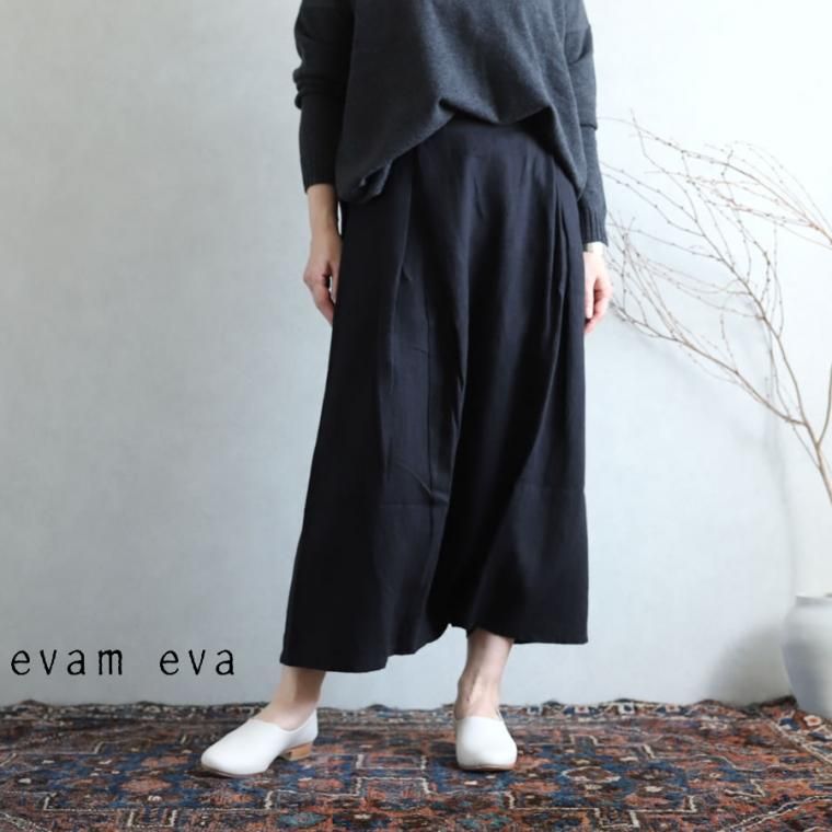 evam eva(エヴァム エヴァ) 【2020aw新作】サイドタック サルエル ...