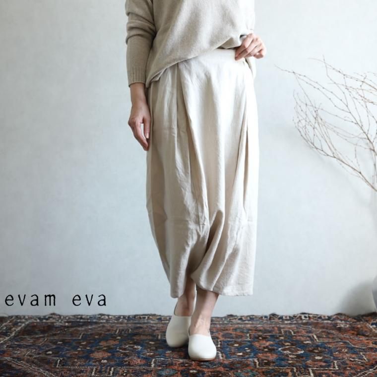 【セット販売】evam eva  エバムエバ　リネンローブとサルエルパンツ